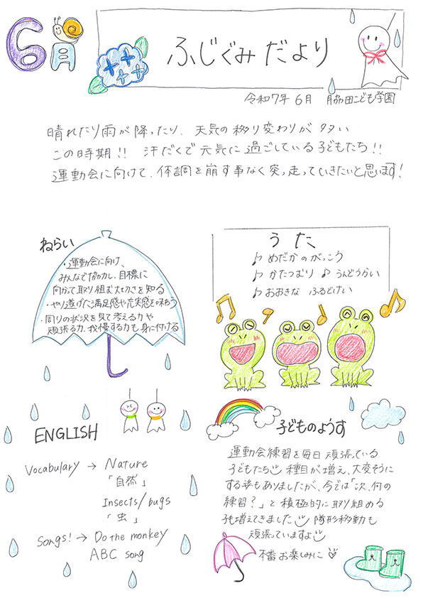 ふじぐみだより