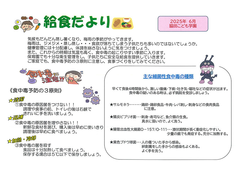 給食便り